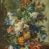  LaquePrint op hout – Stilleven met bloemen – Jan van Huysum – 19,5 x 26 cm – bestelnummer: LP006